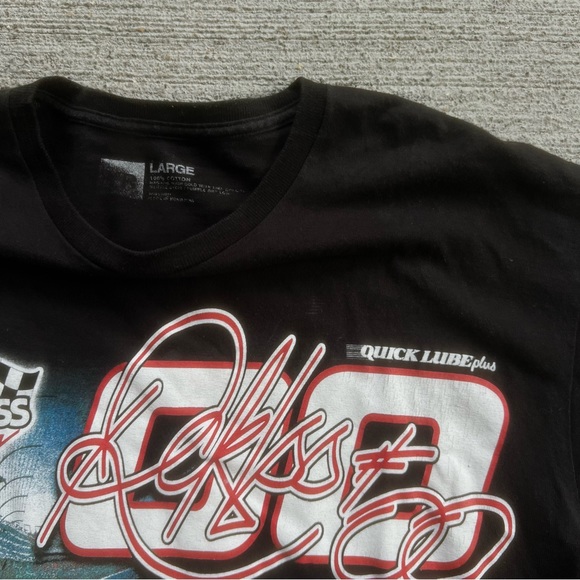 NASCAR Inspired Graphic Racing Tee Shirt Dale Earnhardt Championship Reckless L - Picture 3 of 5